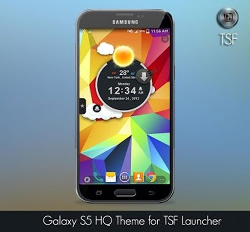 Galaxy S5 tsf launcher theme截图2