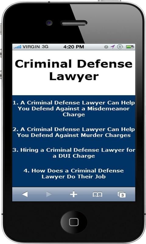 Criminal Defense Lawyer截图2