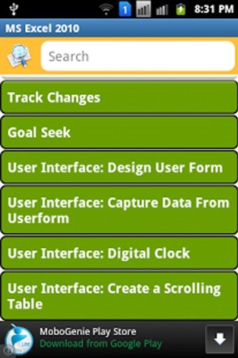 MS Excel Tutor截图9