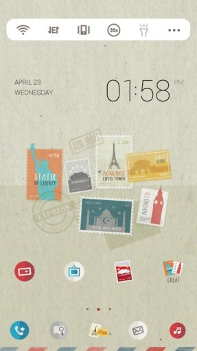 Stamp_dodol launcher theme截图6