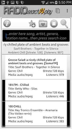 RADIO search n play截图2