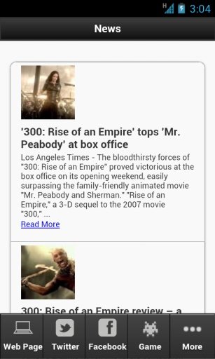 300: Rise of an Empire Fan App截图9