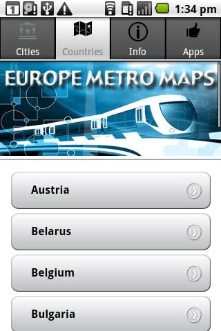 Europe Metro Maps截图2