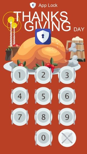 AppLock Theme-Thanksgiving Day截图6