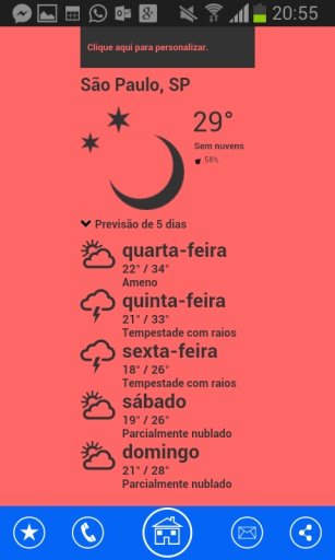 Previs&atilde;o do tempo - Weather截图8