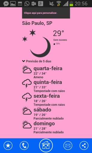 Previs&atilde;o do tempo - Weather截图3