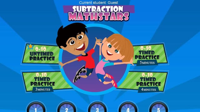 Subtraction Math Stars截图4