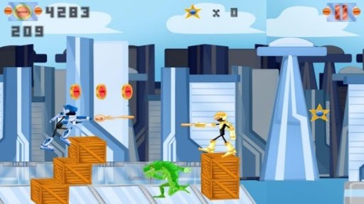 Army Stickman Jetpack Warfare截图1