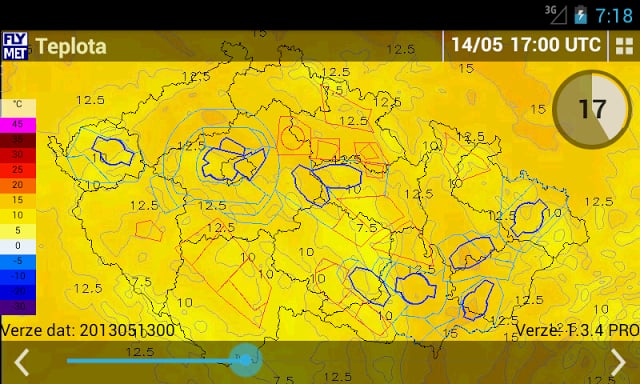 FlyMET Lite - předpověď počas&iacute;截图3