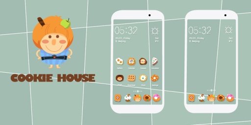 Cookie House Icons &amp; Theme截图3