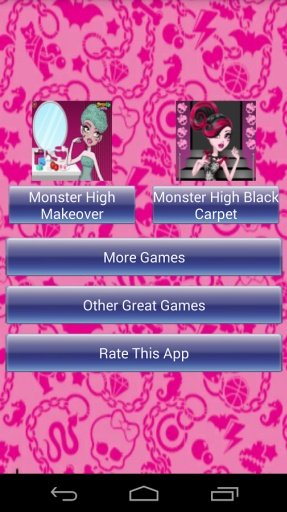 Monster High Makeover +Dressup截图1