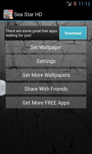 Sea Star HD. Live Wallpaper.截图1