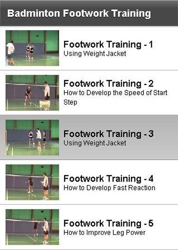 Badminton Footwork Training截图1