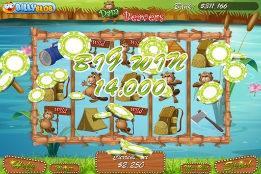 Damn Beavers Slot Machine Saga截图2