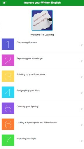 Learn Written English Skills截图1