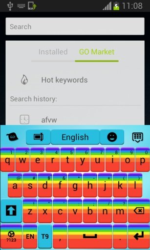 键盘可爱的彩虹截图10