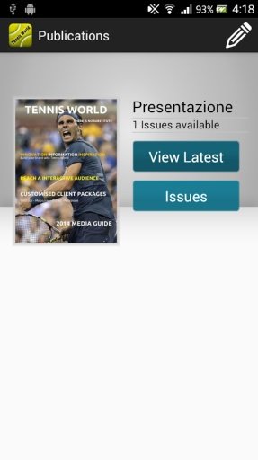 Tennis World Magazine截图1