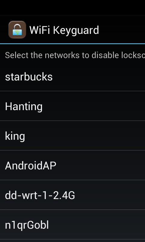 WiFi Keyguard截图1