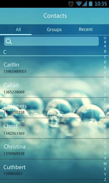 GO SMS Pro Clean Theme EX截图3