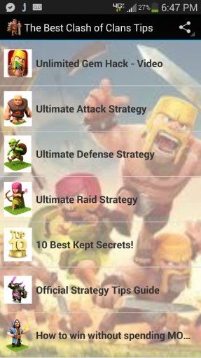 The Best Clash of Clans Tips截图2