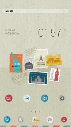 Stamp_dodol launcher theme截图5