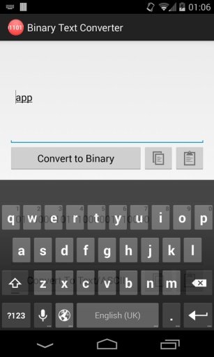 Binary Text Converter截图1