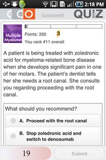 CCO ClinicalQuiz™截图5