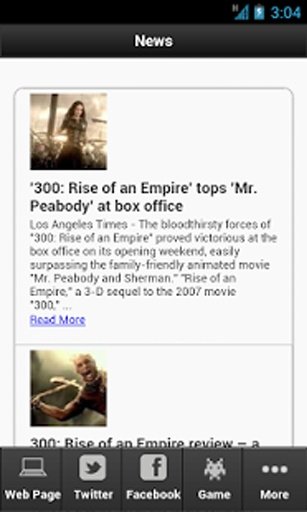 300: Rise of an Empire Fan App截图4