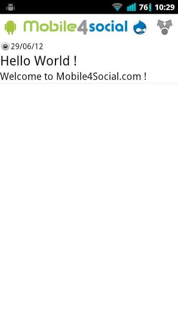 Mobile4Social Slim App截图1