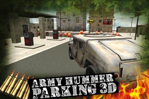 Army Hummer Parking 3D截图2