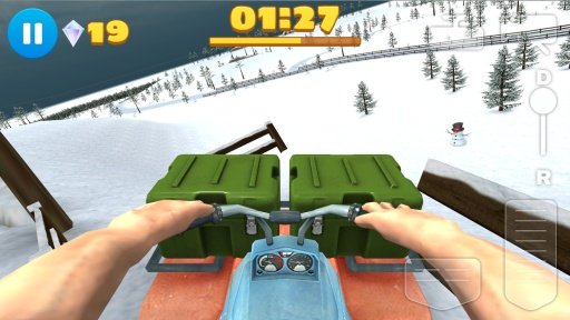 4x4 Off-Road Winter Game ATV截图2