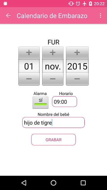 Calendario de Embarazo Gratis截图4