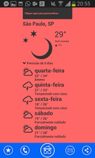 Previs&atilde;o do tempo - Weather截图4