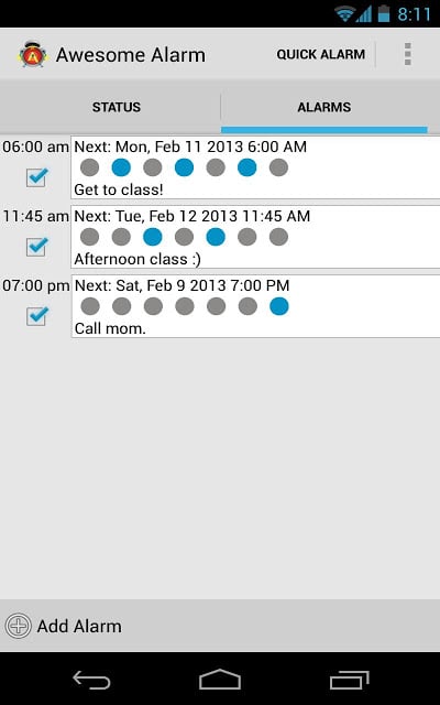Awesome Alarm Free截图10