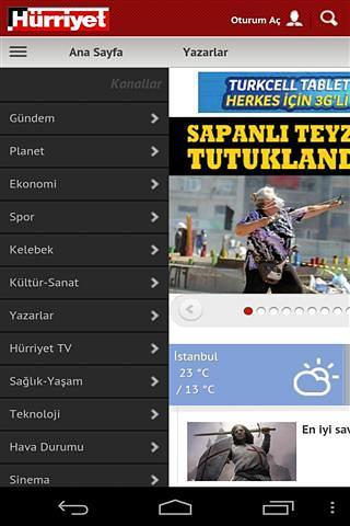 Hürriyet Cep截图2