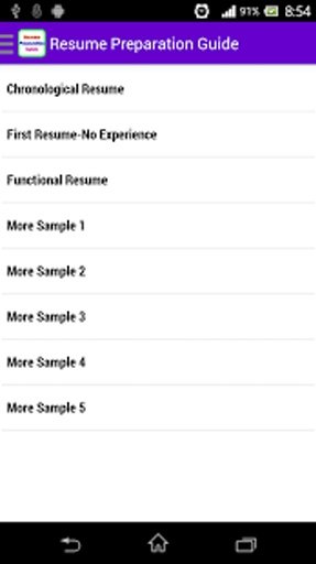 Resume Preparation Guide截图1