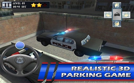 Police car 3D Parking Riot截图2