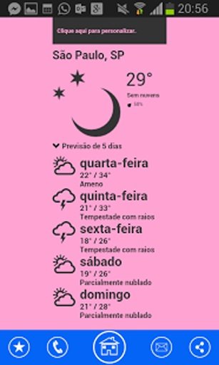 Previs&atilde;o do tempo - Weather截图7