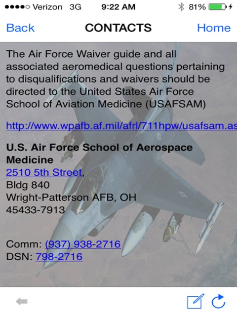 &quot;THE&quot; Waiver Guide - Air Force截图3