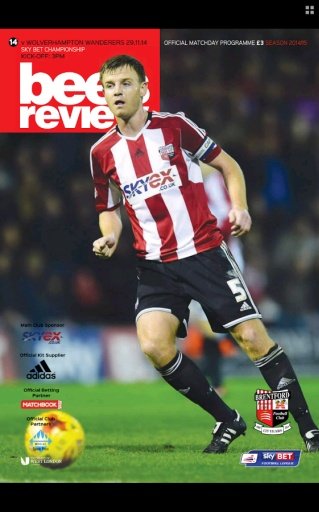 Brentford matchday programmes截图3