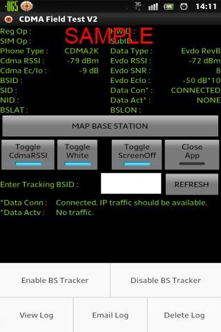 CDMA Field Test Application截图2