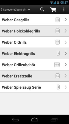 Weber Grill Online-Shop截图5