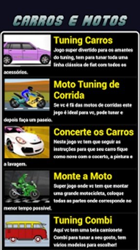 Jogos de carros e motos截图1