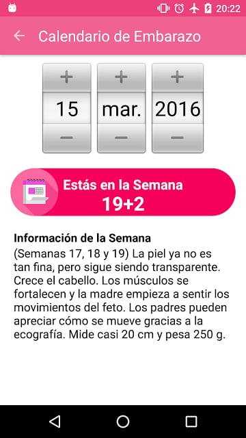 Calendario de Embarazo Gratis截图3