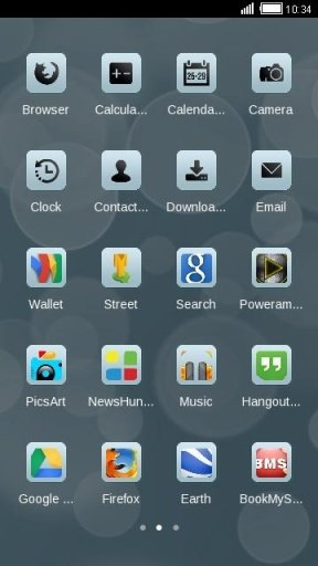 Fuzzy Circles C Launcher Theme截图3