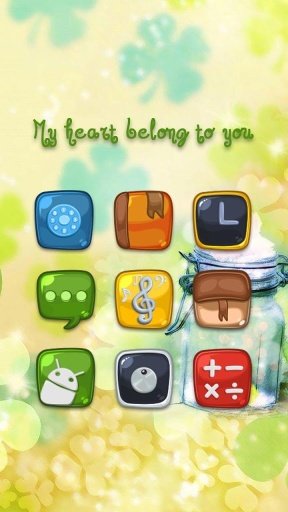 Love Heart Hola Launcher Theme截图2