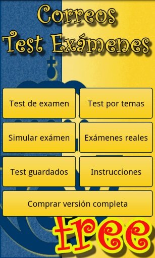 Correos Test Examenes Free截图1