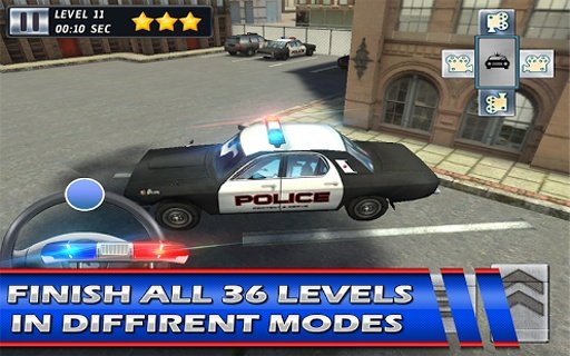 Police car 3D Parking Riot截图3