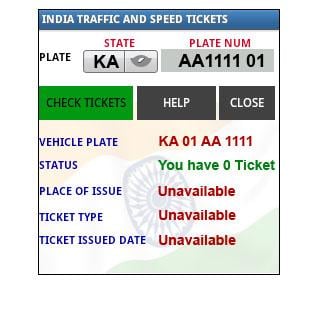 INDIA TRAFFIC TICKETS截图2