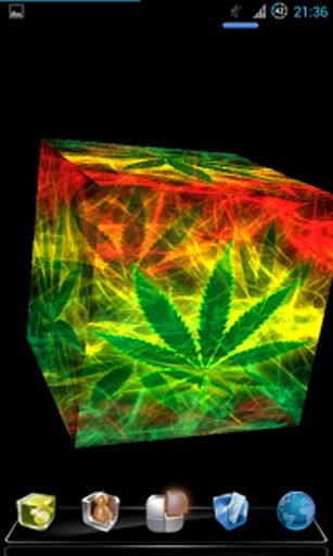 Marijuana Live Wallpaper 3D截图2